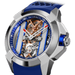 Epic X Bridges 44 mm PVD Blue Aluminum