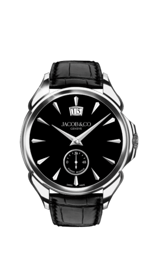 Palatial Classic 42 mm Black Alligator Leather