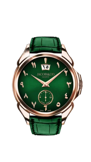 Palatial Classic 42 mm Green Alligator Leather